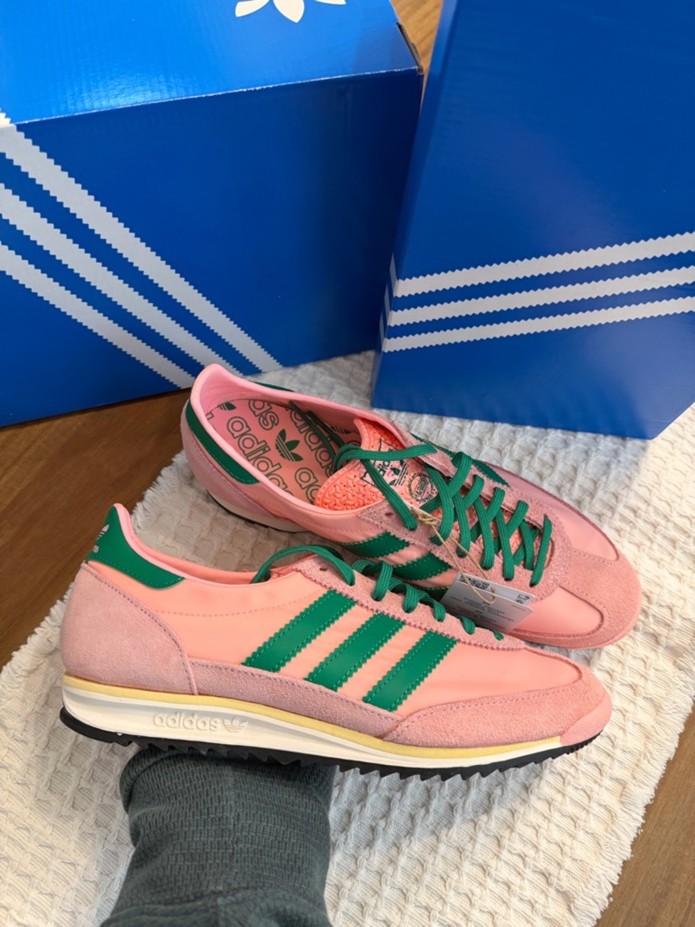 adidas SL 72 OG W Glow Pink / Green / Core Black - Picture 8 of 10